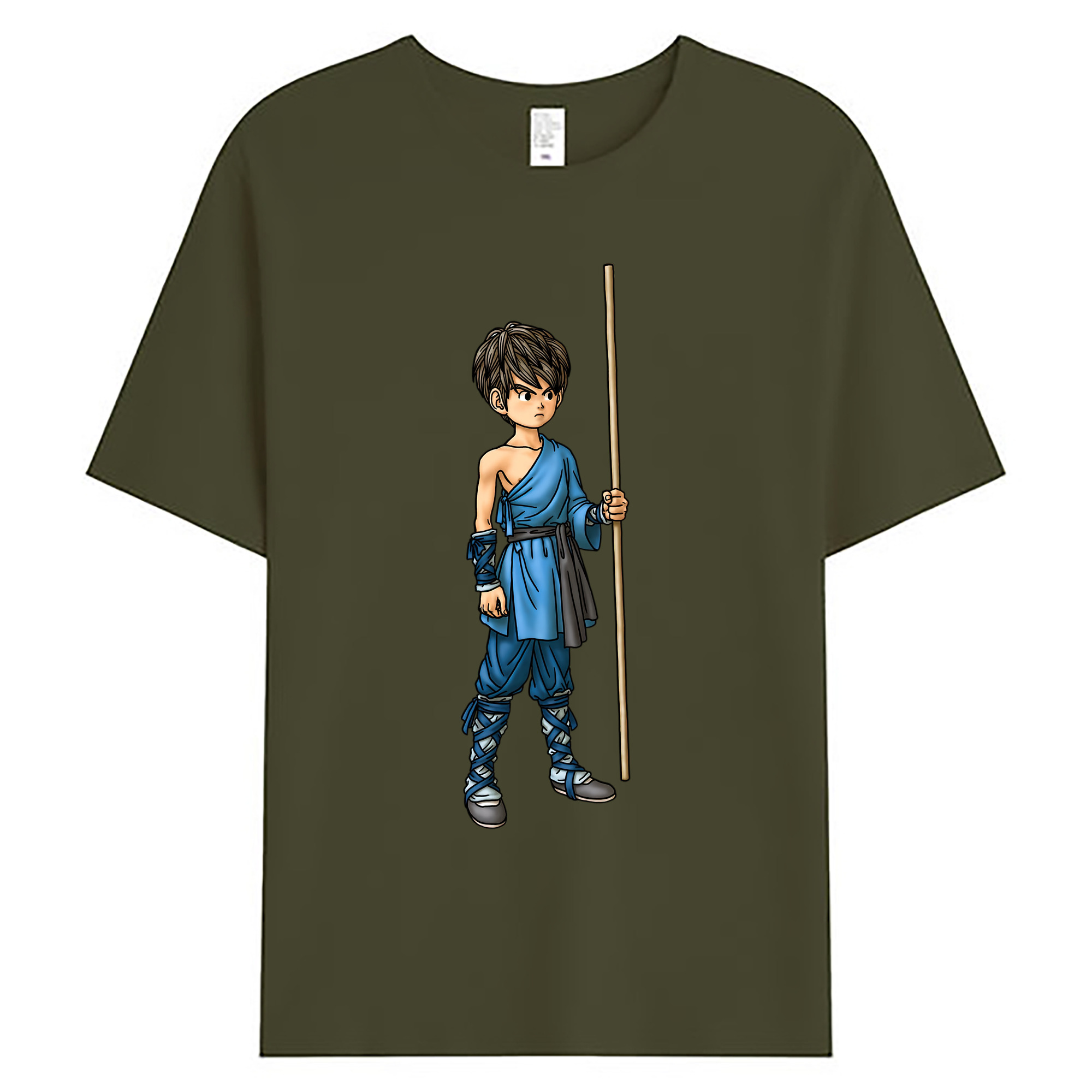 （画像用） ドラゴンクエスト Doragon Kuesuto Dragon Quest 綿100％ メンズ半袖Tシャツ｜肌触りやわらか＆通気性